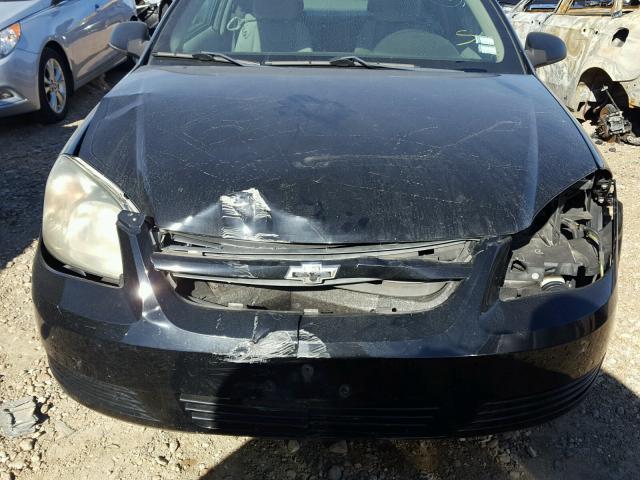 1G1AK18F887203324 - 2008 CHEVROLET COBALT BLACK photo 9