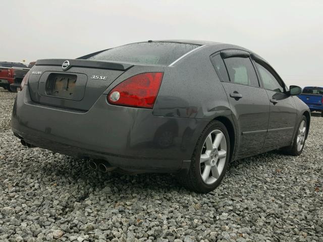 1N4BA41EX6C808957 - 2006 NISSAN MAXIMA SE GRAY photo 4