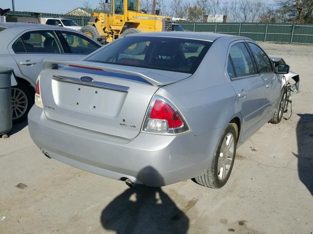 3FAHP08146R228299 - 2006 FORD FUSION SEL SILVER photo 4