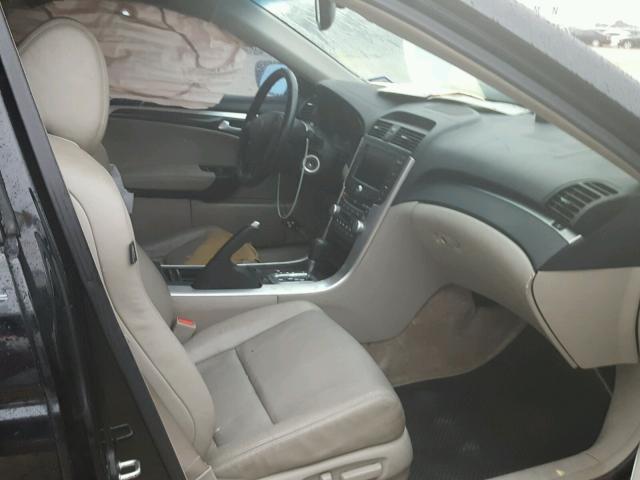 19UUA66258A015448 - 2008 ACURA TL BLACK photo 5