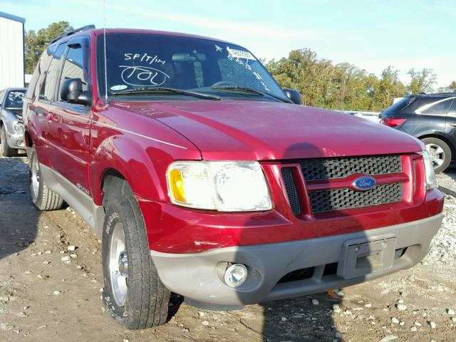 1FMYU70E61UC73459 - 2001 FORD EXPLORER RED photo 1