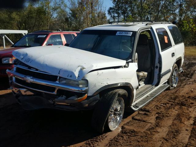 1GNEC13Z82R117294 - 2002 CHEVROLET TAHOE C150 WHITE photo 2