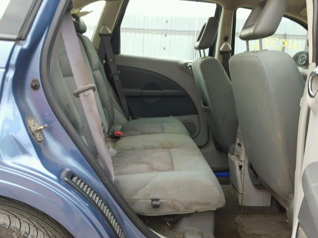 3A4FY48B56T310912 - 2006 CHRYSLER PT CRUISER BLUE photo 6