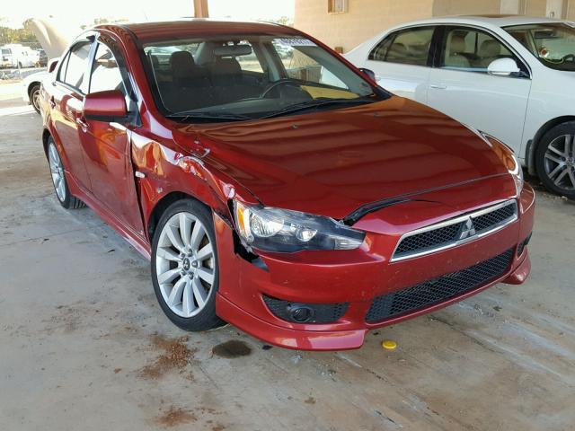 JA32U8FW4AU019912 - 2010 MITSUBISHI LANCER GTS RED photo 1