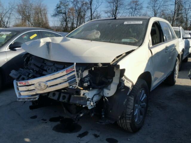 2FMDK49C77BA65366 - 2007 FORD EDGE SEL P BEIGE photo 2