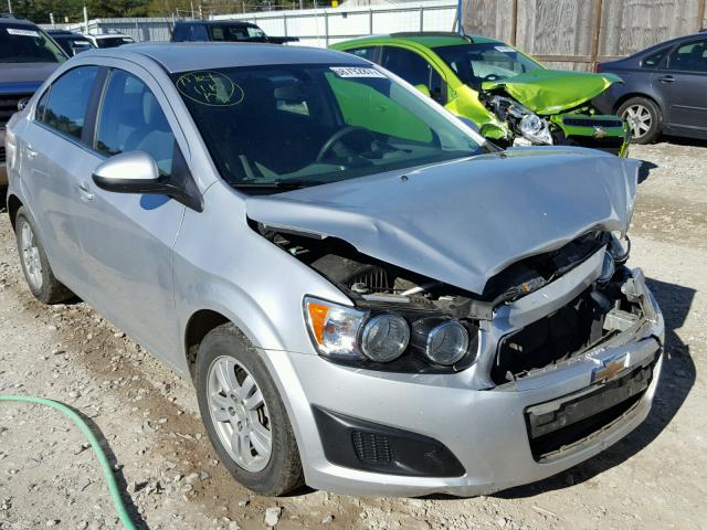 1G1JC5SHXE4225949 - 2014 CHEVROLET SONIC LT SILVER photo 1