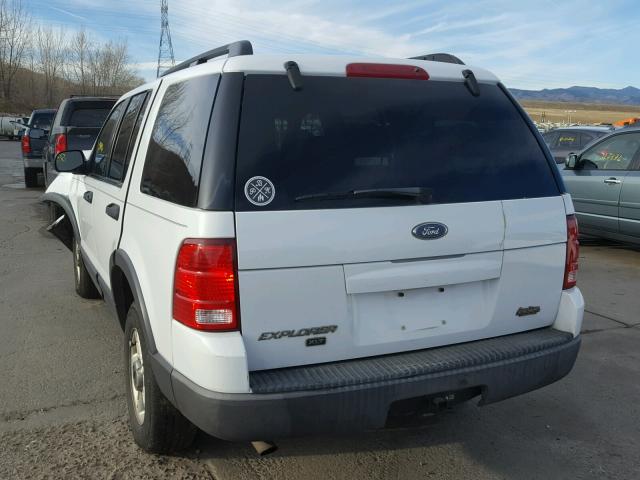 1FMZU73K53ZA66198 - 2003 FORD EXPLORER X WHITE photo 3