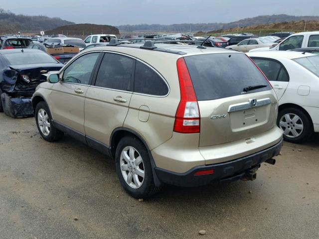 5J6RE48708L042979 - 2008 HONDA CR-V EXL 金色 照片 3
