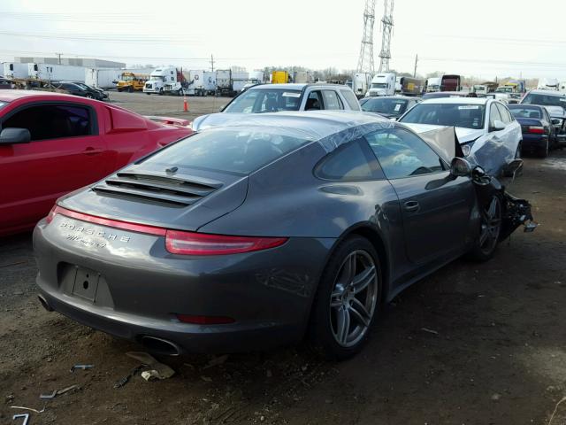 WP0AA2A9XES107059 - 2014 PORSCHE 911 CARRER GRAY photo 4