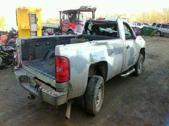 1GC3KVBG5AF125461 - 2010 CHEVROLET SILVERADO SILVER photo 4