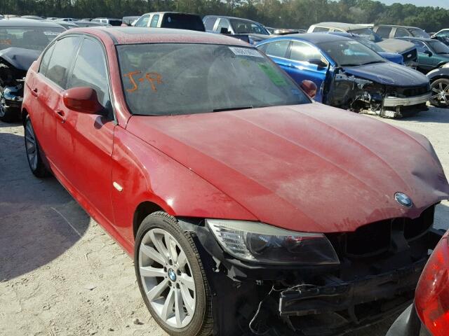 WBAPH77549NM47168 - 2009 BMW 328 I RED photo 1