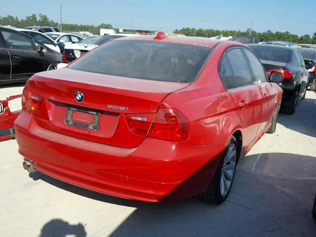 WBAPH77549NM47168 - 2009 BMW 328 I RED photo 4