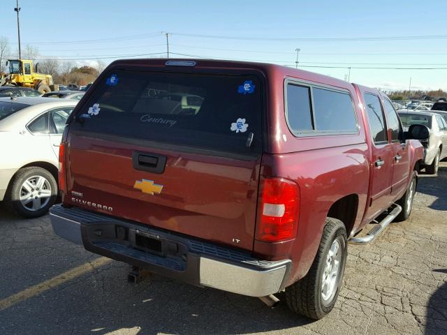 3GCEC23079G216117 - 2009 CHEVROLET SILVERADO RED photo 4