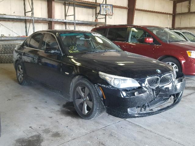 WBANV135X8CZ56758 - 2008 BMW 528 XI BLACK photo 1