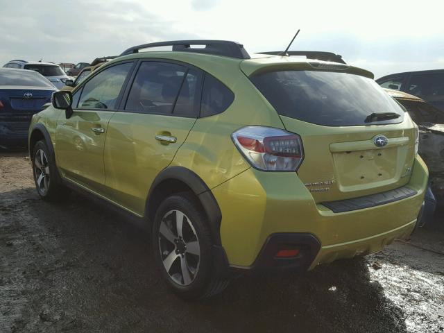 JF2GPBCC9EH335408 - 2014 SUBARU XV CROSSTR GREEN photo 3