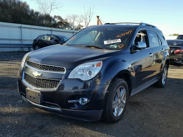 2GNFLHEK9E6211083 - 2014 CHEVROLET EQUINOX LT BLACK photo 2