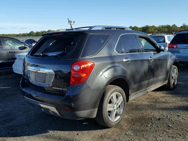 2GNFLHEK9E6211083 - 2014 CHEVROLET EQUINOX LT BLACK photo 4