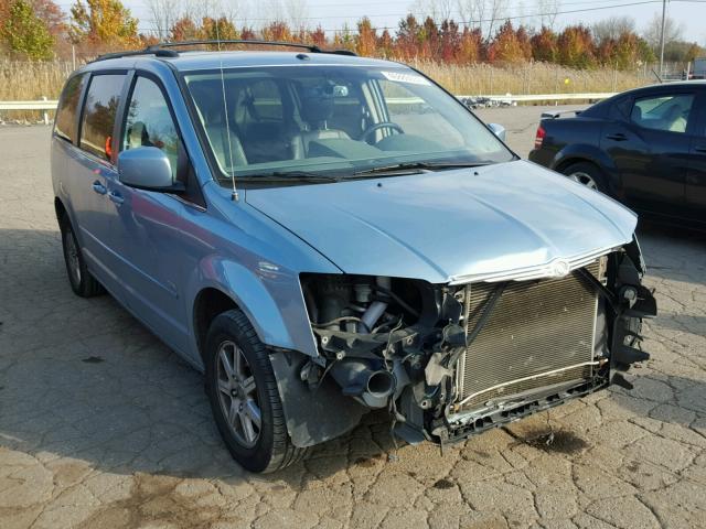 2A8HR54P28R701985 - 2008 CHRYSLER TOWN & COU BLUE photo 1