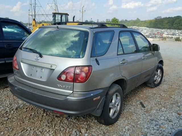 JT6HF10U0Y0141048 - 2000 LEXUS RX 300 TAN photo 4