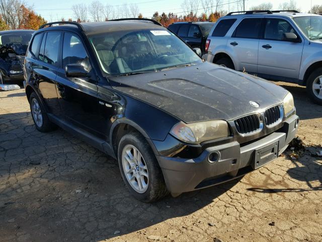 WBXPA73455WC49861 - 2005 BMW X3 BLACK photo 1