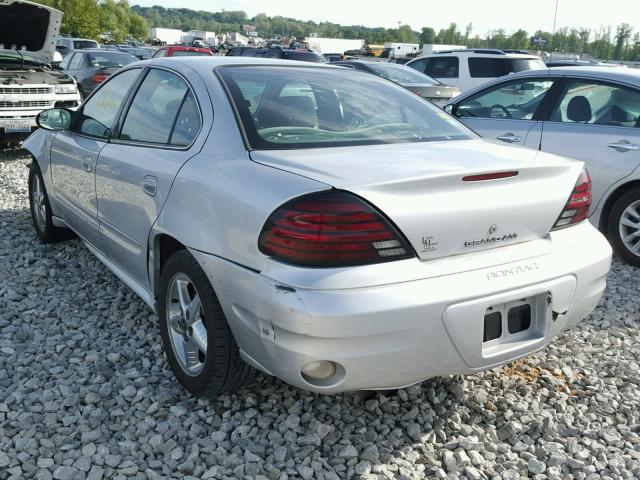 1G2NE52F34C241372 - 2004 PONTIAC GRAND AM S ვერცხლისფერი ფოტო 3