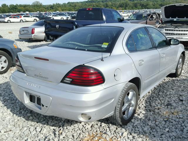 1G2NE52F34C241372 - 2004 PONTIAC GRAND AM S ვერცხლისფერი ფოტო 4