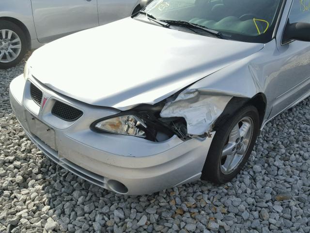 1G2NE52F34C241372 - 2004 PONTIAC GRAND AM S ვერცხლისფერი ფოტო 9