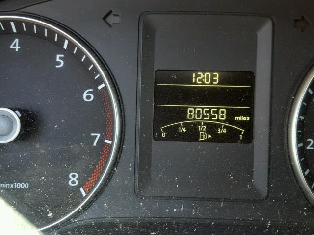 3VWDP7AJ3CM463536 - 2012 VOLKSWAGEN JETTA SE Boz foto 8
