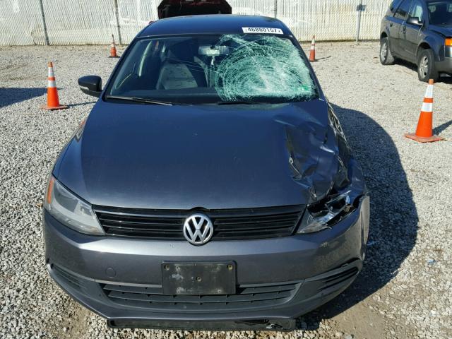 3VWDP7AJ3CM463536 - 2012 VOLKSWAGEN JETTA SE Boz foto 9