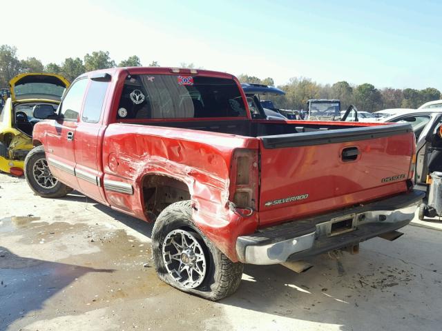 2GCEC19T721329852 - 2002 CHEVROLET SILVERADO RED photo 3