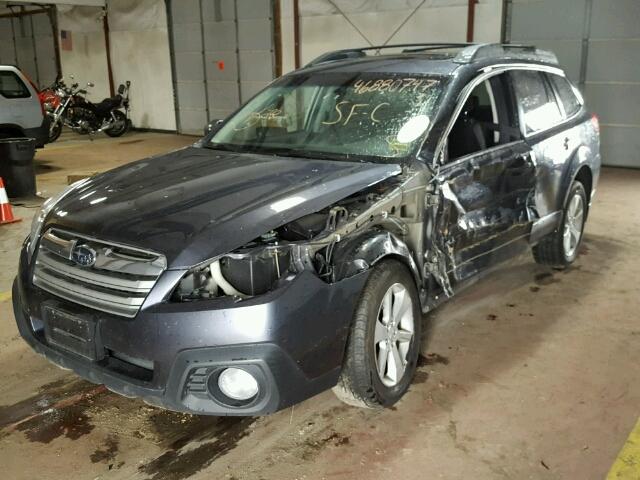 4S4BRBGC8D3263539 - 2013 SUBARU OUTBACK 2. BLUE photo 2