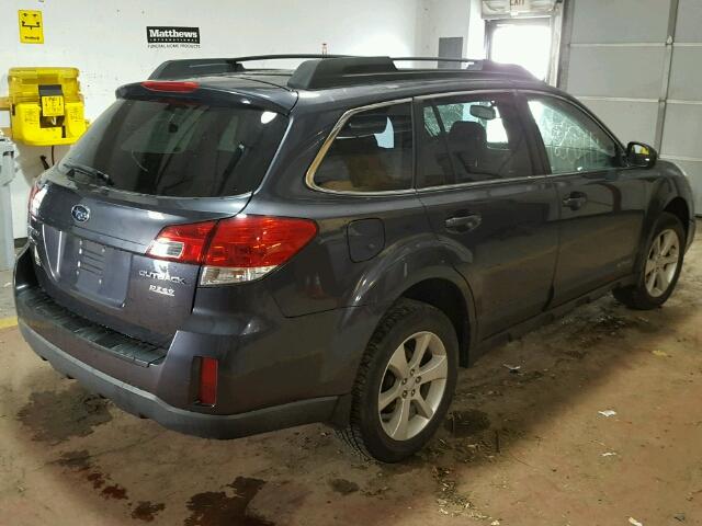 4S4BRBGC8D3263539 - 2013 SUBARU OUTBACK 2. BLUE photo 4