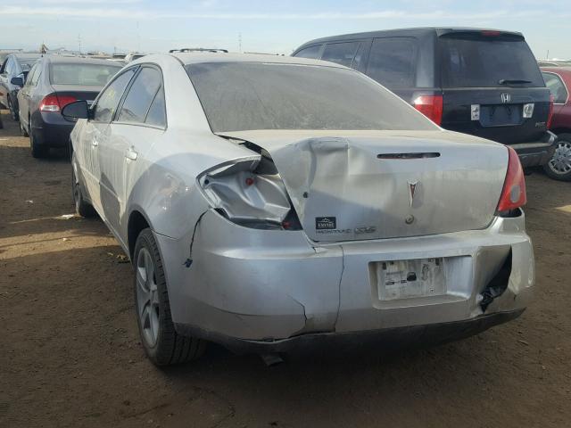 1G2ZG57B184208324 - 2008 PONTIAC G6 BASE SILVER photo 3