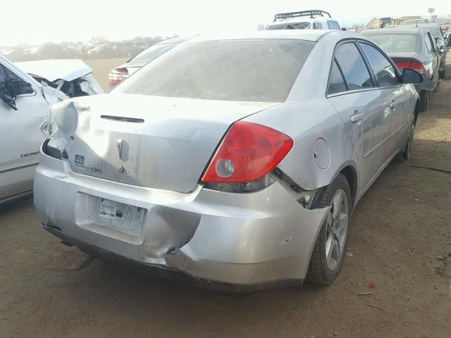 1G2ZG57B184208324 - 2008 PONTIAC G6 BASE SILVER photo 4