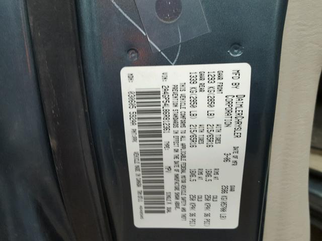 2A4GP54L86R812361 - 2006 CHRYSLER TOWN & COU TEAL photo 10