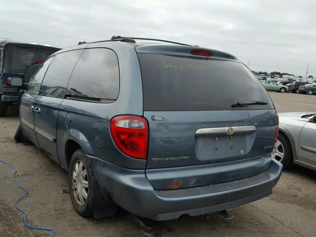 2A4GP54L86R812361 - 2006 CHRYSLER TOWN & COU TEAL photo 3