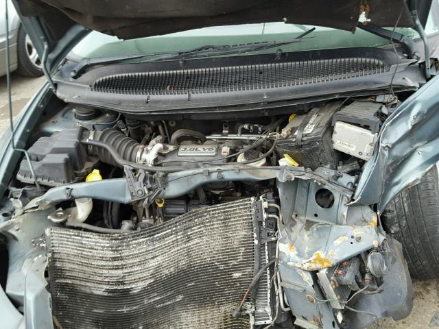 2A4GP54L86R812361 - 2006 CHRYSLER TOWN & COU TEAL photo 7