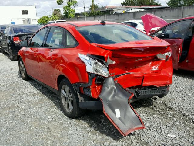 1FAHP3F24CL462269 - 2012 FORD FOCUS SE RED photo 3
