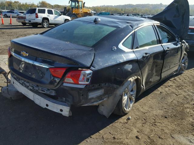 2G1115SL4E9222164 - 2014 CHEVROLET IMPALA LT BLACK photo 4