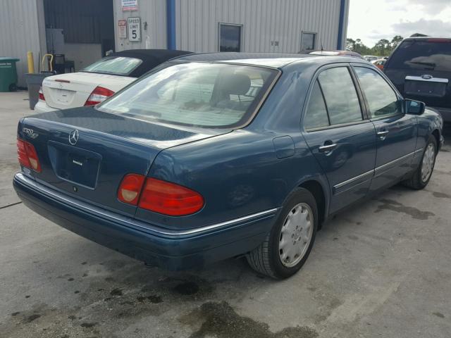 WDBJF65H2XA836285 - 1999 MERCEDES-BENZ E BLUE photo 4