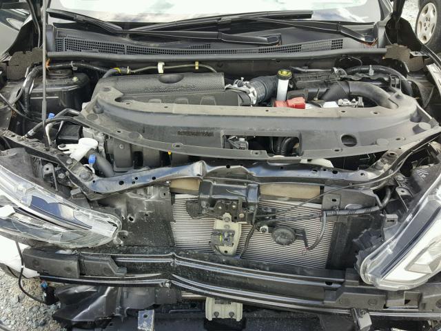 3N1AB7AP0HY274404 - 2017 NISSAN SENTRA S BLACK photo 7