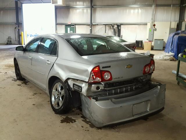 1G1ZC5EB8AF198856 - 2010 CHEVROLET MALIBU 1LT 银色 照片 3