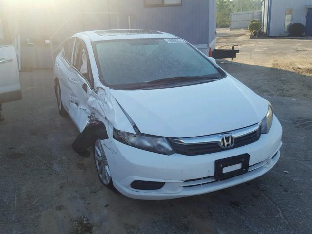 2HGFB2F94CH322745 - 2012 HONDA CIVIC EXL 白色 照片 1