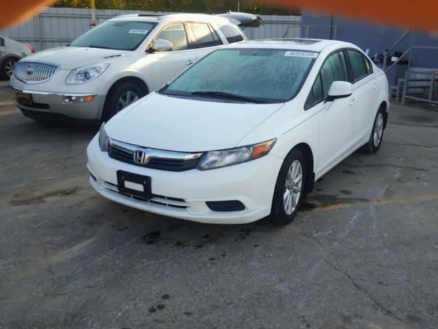 2HGFB2F94CH322745 - 2012 HONDA CIVIC EXL 白色 照片 2