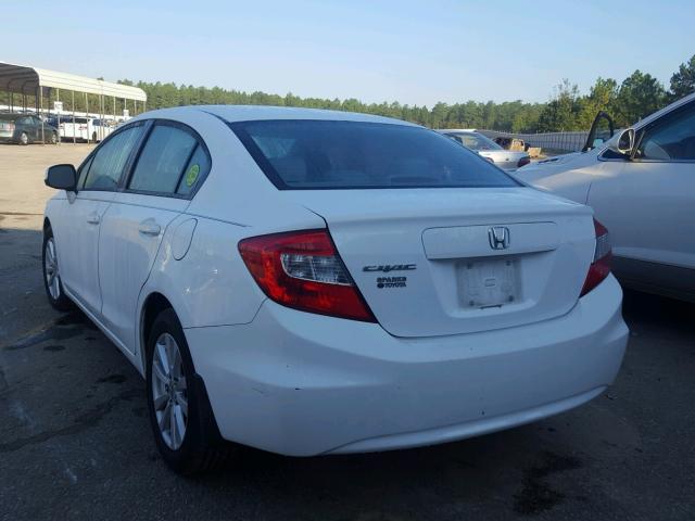2HGFB2F94CH322745 - 2012 HONDA CIVIC EXL 白色 照片 3