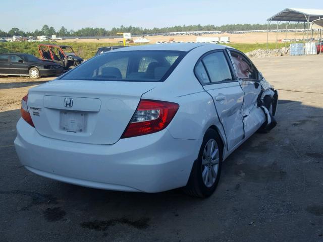 2HGFB2F94CH322745 - 2012 HONDA CIVIC EXL 白色 照片 4