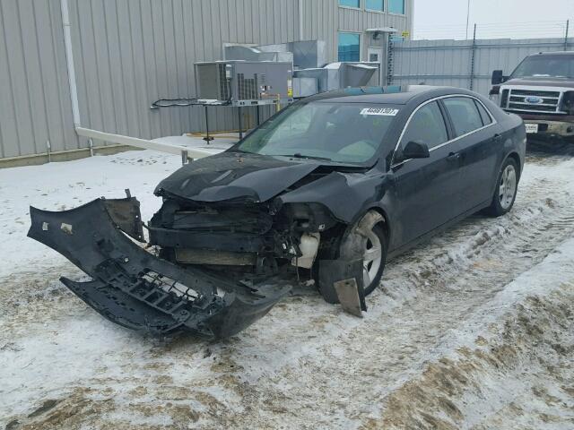 1G1ZB5EU2CF108074 - 2012 CHEVROLET MALIBU LS BLACK photo 2