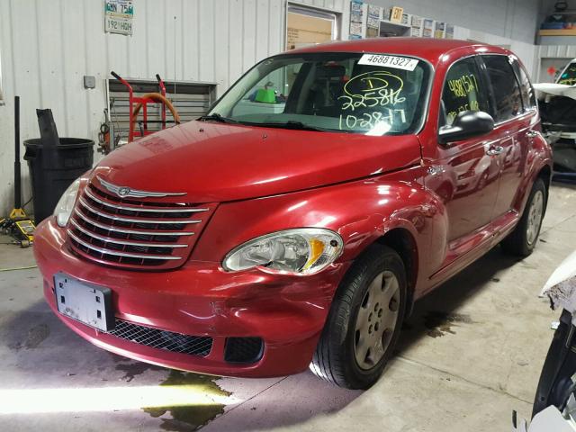 3A4FY58BX6T287634 - 2006 CHRYSLER PT CRUISER RED photo 2