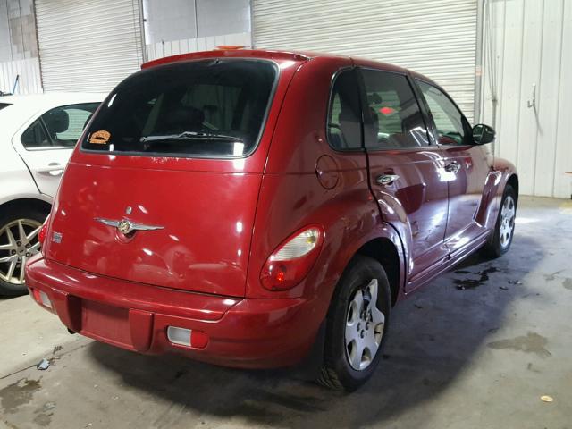 3A4FY58BX6T287634 - 2006 CHRYSLER PT CRUISER RED photo 4