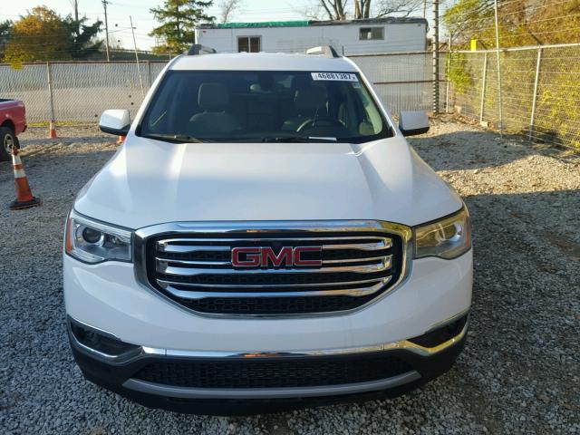 1GKKNULSXHZ215475 - 2017 GMC ACADIA SLT WHITE photo 9